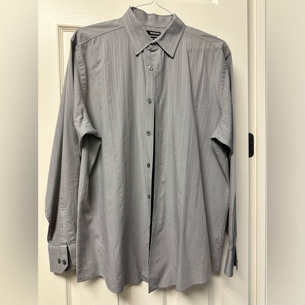 2 long sleeve button down dress / casual shirts